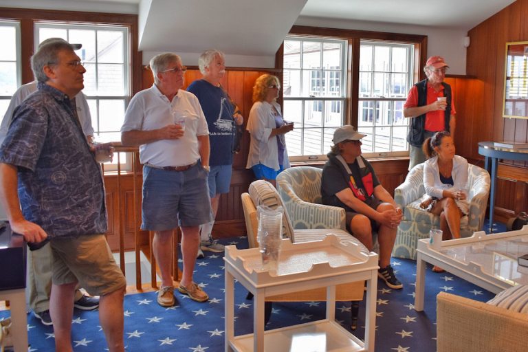The Catboat Parade In Edgartown Harbor Crispin Haskins